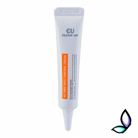 Точковий крем від запалень CU Skin Clean-Up Av Free Spot Control Cream - Фото