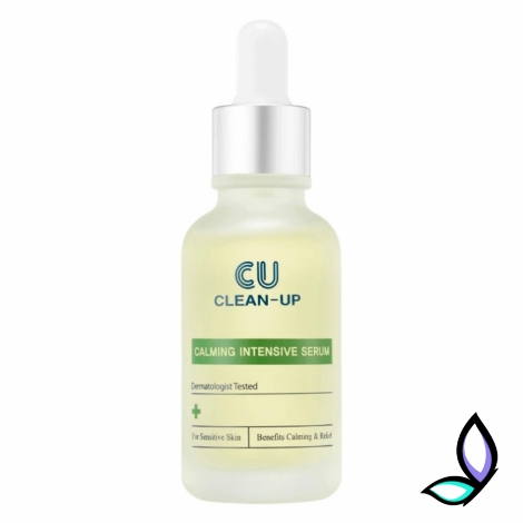 Заспокійлива сироватка з вітаміном К CU Skin Clean-Up Calming Intensive Serum - Фото