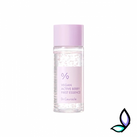 Багатофункціональна кремова есенсія з ресвератролом та екстрактом журавлини Dr.Ceuracle Vegan Active Berry First Essence 18 мл. - Фото