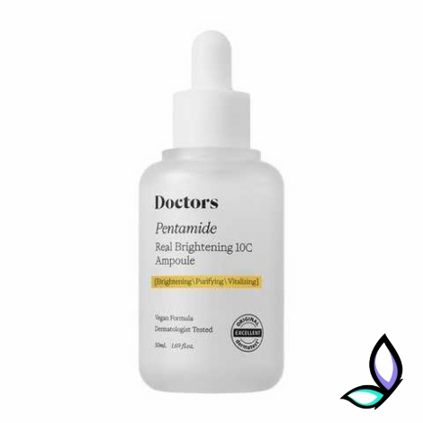 Сироватка для освітлення та рівного тону шкіри Doctors Pentamide Real Brightening 10C Ampoule 50 мл.