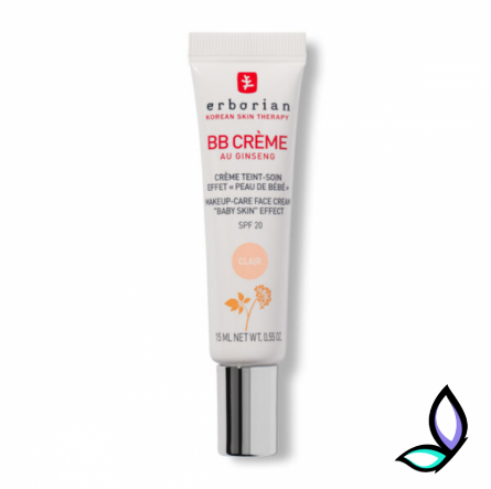 BB Крем з тонуючим ефектом 5 в 1 Erborian BB Cream Baby Skin Effect Makeup-Care Face Cream 5 in 1 (Clair) 15 мл.