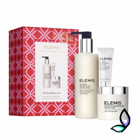 Подарункове тріо для сяйва та шліфування шкіри Elemis The Skin Brilliance Trio Dynamic Resurfacing Skin Smoothing Routine - Фото