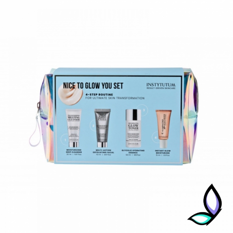 Набір мініатюр-бестселерів для приголомшливого сяйва шкіри Instytutum Nice to Glow You Set - Фото