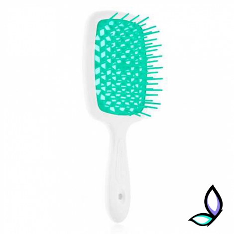 Щітка для волосся Janeke Superbrush The Original White and Mint - Фото