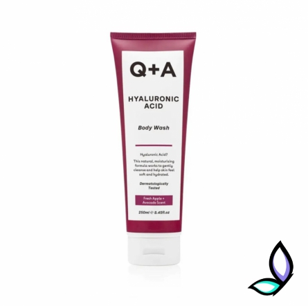Очищуючий гель для тіла з гіалуроновою кислотою Q+A Hyaluronic Acid Body Wash - Фото