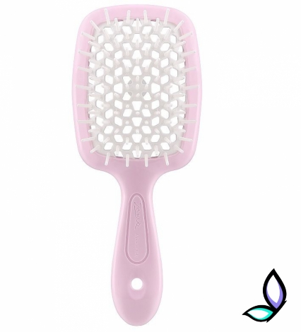 Щітка для волосся міні Janeke Superbrush Small The  Original Pink and White