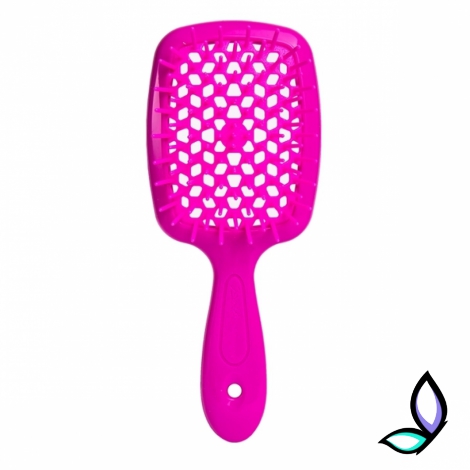 Щітка для волосся міні Janeke Superbrush Small The Original Neon and Pink - Фото