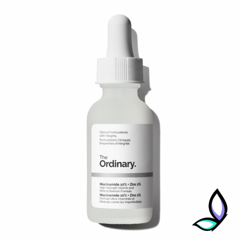 Сироватка з вітаміном В3 та цинком The Ordinary Niacinamide 10% + Zinc 1%  15 мл. - Фото