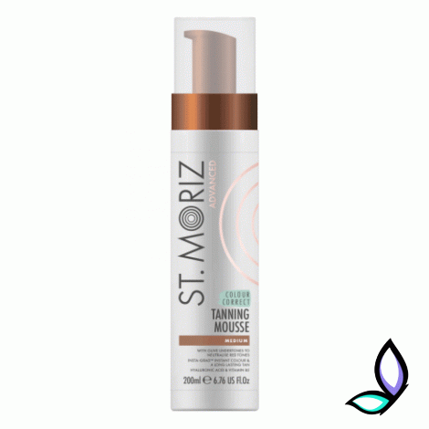 Мус-автозасмага для середнього відтінку шкіри St.Moriz Advanced Colour Correcting Tanning Mousse Medium