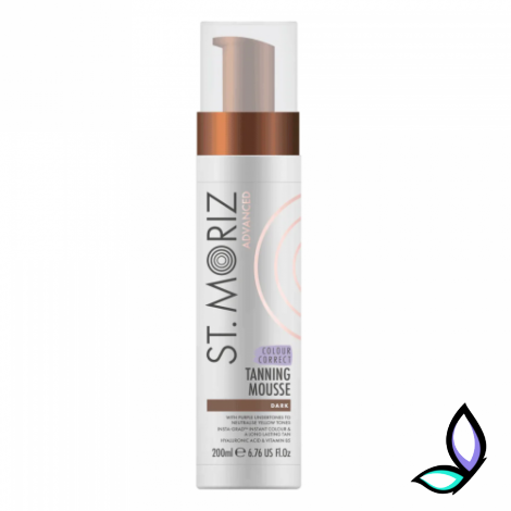 Мус-автозасмага для темного відтінку шкіри St.Moriz Advanced Colour Correcting Self Tanning Mousse Dark