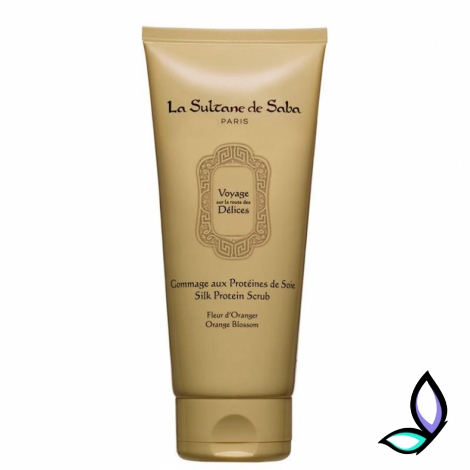 Скраб для тіла з ароматом апельсинових квітів La Sultane De Saba  Silk Protein Scrub Orange Blossom