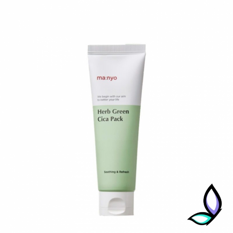 Маска глиняна заспокійлива із зеленим чаєм Manyo Herb Green Cica Pack - Фото