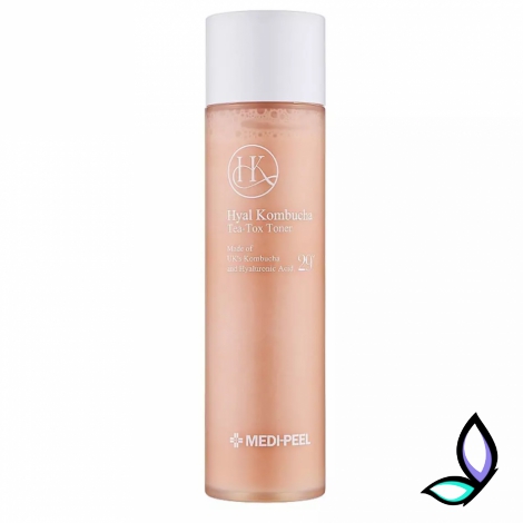 Зволожуючий тонер з комбучею та гіалуроновою кислотою Medi-Peel Hyal Kombucha Tea-Tox Toner - Фото