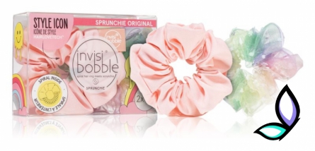 Резинка-браслет для волосся Invisibobble SPRUNCHIE SLIM PREMIUM Duo Retro Dreamin Hue - Man Love - Фото
