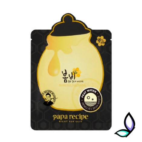 Очищувальна тканинна маска з екстрактом меду Papa Recipe Bombee Black Honey Mask - Фото