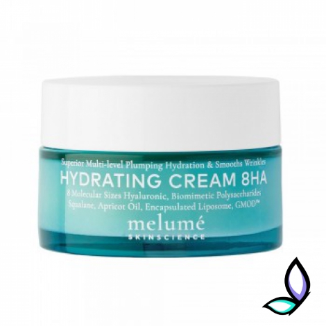 Зволожувальний крем з 8-ма видами гіалуронової кислоти Melume  Hydrating Cream 8HA 50 мл.