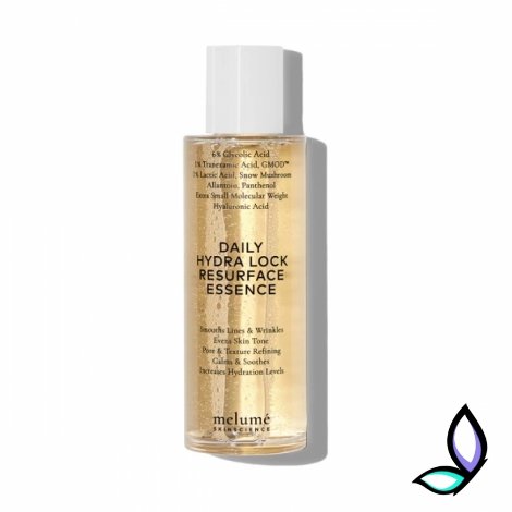 Зволожувальна есенція з кислотами Melume Daily Hydra Lock Resurfacing Essence 1500 мл. - Фото