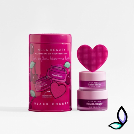 Подарунковий набір для догляду за губами «Вишня» NCLA Beauty Black Cherry Lip Care Set - Фото