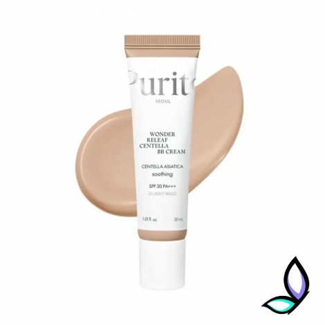 ВВ крем з екстрактом центелли PURITO Wonder Releaf Centella BB Cream 21 Light Beige - Фото