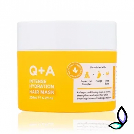 Маска для інтенсивного зволоження волосся Q+A Intense Hydration Hair Mask - Фото