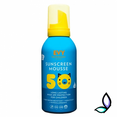 Сонцезахисний мус для дітей та немовлят EVY Technology Sunscreen Mousse Kids SPF 50
