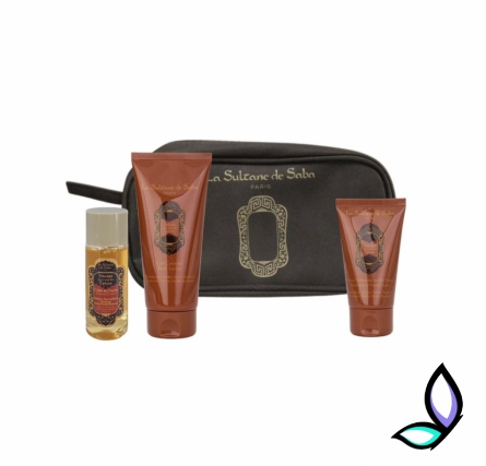 Набір засобів з ароматом амбри, ванілі та пачулі  La Sultane De Saba Ayurvedique №1