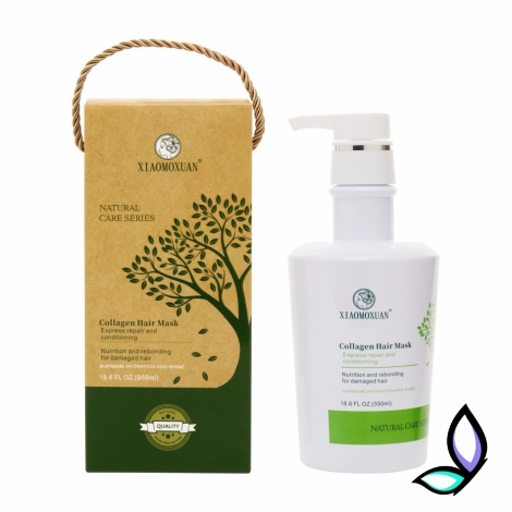 Відновлювальна маска з колагеном Xiaomoxuan Natural Care Series Collagen Hair Mask - Фото