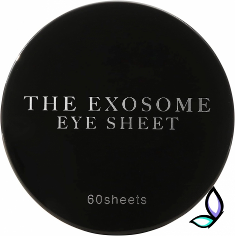 Зволожуючі антивікові патчі для сухої шкіри Kor Japan The Exosome Eye Sheet Black - Фото