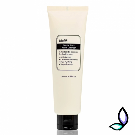 Засіб для делікатного очищення обличчя Dear, Klairs Gentle Black Facial Cleanser 140 мл.