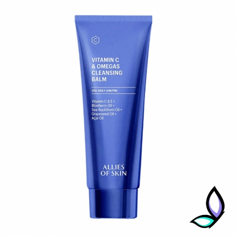 Очищувальний бальзам Allies Of Skin Vitamin C &amp; Omegas Cleansing Balm - Фото