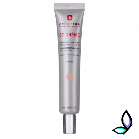 CC Крем "Контроль кольору" з центеллою азіатською Erborian CC Cream Colour-Correcting Cream SPF 30 (Clair) 40 мл - Фото