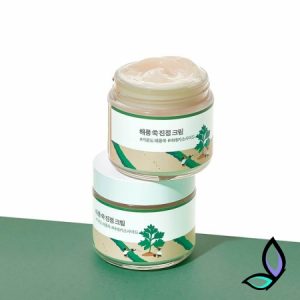 Заспокійливий крем з морським полином Round Lab Mugwort Calming Cream