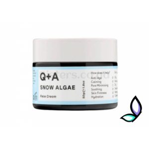 Зволожувальний крем для обличчя зі сніговими водоростями Q+A Snow Algae Intensiv Face Cream