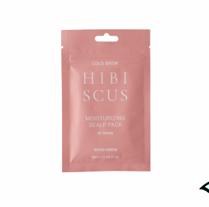 Зволожуюча маска з гібіскусом Rated Green Cold Brew Hibiscus Moisturizing Scalp Pack 50 мл.