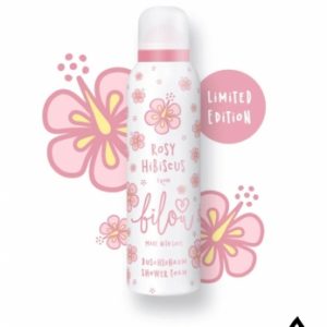 Пінка для душу Bilou Rosy Hibiscus з солодким ароматом гібіскуса