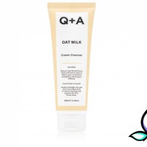 Очищувальний крем для обличчя з вівсяним молоком Q+A Oat Milk Cream Cleanser