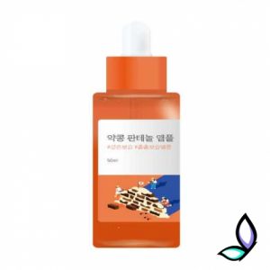 Концентрована сироватка з екстрактом соєвих бобів та пантенолом Round Lab Soybean Panthenol Ampoule