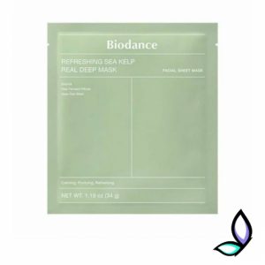 Нічна гідрогелева маска для обличчя з морськими водоростями Biodance Refreshing Sea Kelp Real Deep Mask