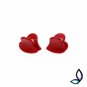Набір крабиків Emi Jay Baby Heart Clip Set In Cherry Kiss