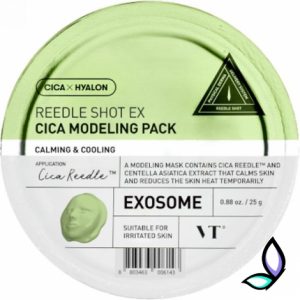Моделююча маска для обличчя з екстрактом азіатської центелли VТ Cosmetics Reedle Shot EX Cica Modelling Pack